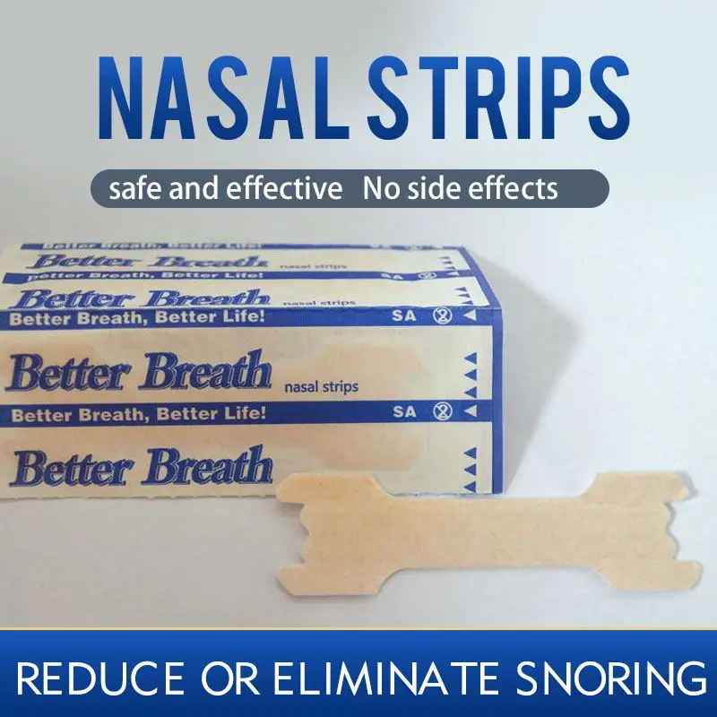 

200pcs Anti Snoring Nasal Patch Better Breathe Good Sleeping Nasal Strips Stop Snoring Strips Easier Health Care Patch Product