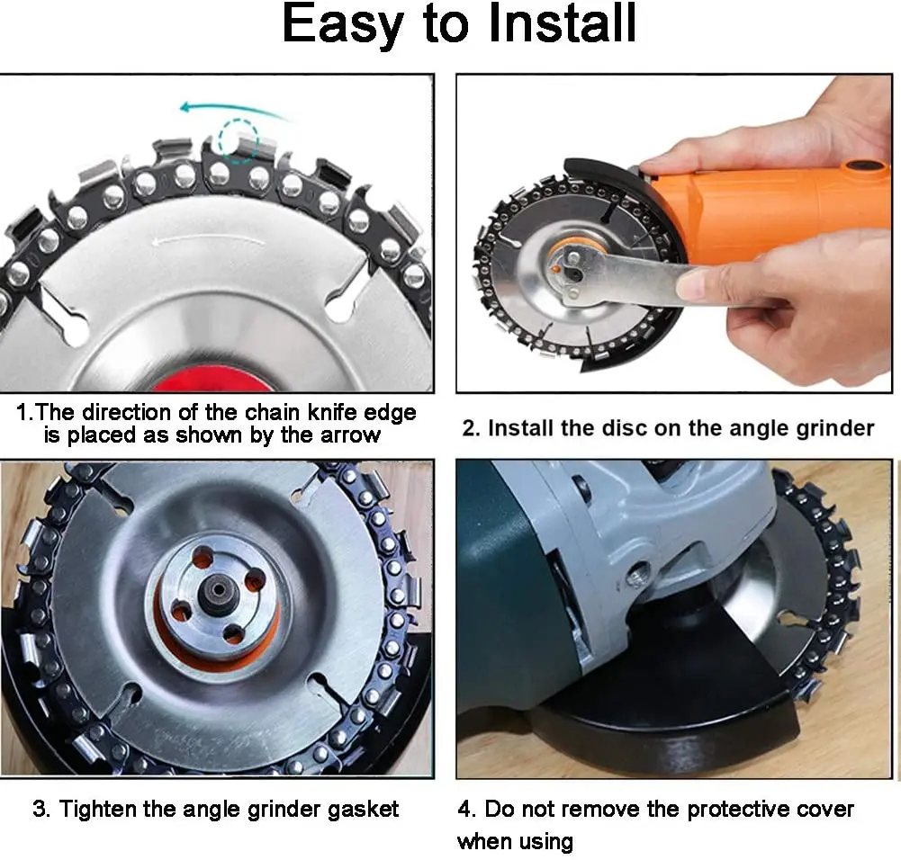 Khắc Gỗ Thấy Đĩa 4 ''Máy Mài Góc Cưa Máy Xay Sharping Bánh Xe Đĩa Tròn 5/8 'Arbor, đĩa Cắt 22 Răng (100Mm)