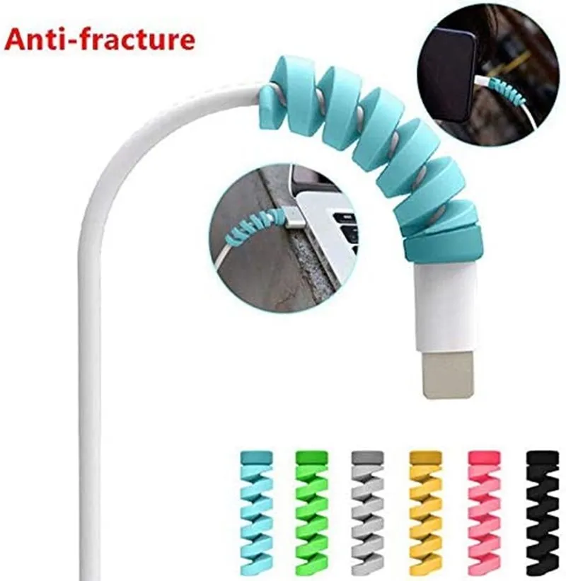 Charging Cable Protector For Phones Cable holder Ties cable winder Clip For Mouse USB Charger Cord Management cable organizer