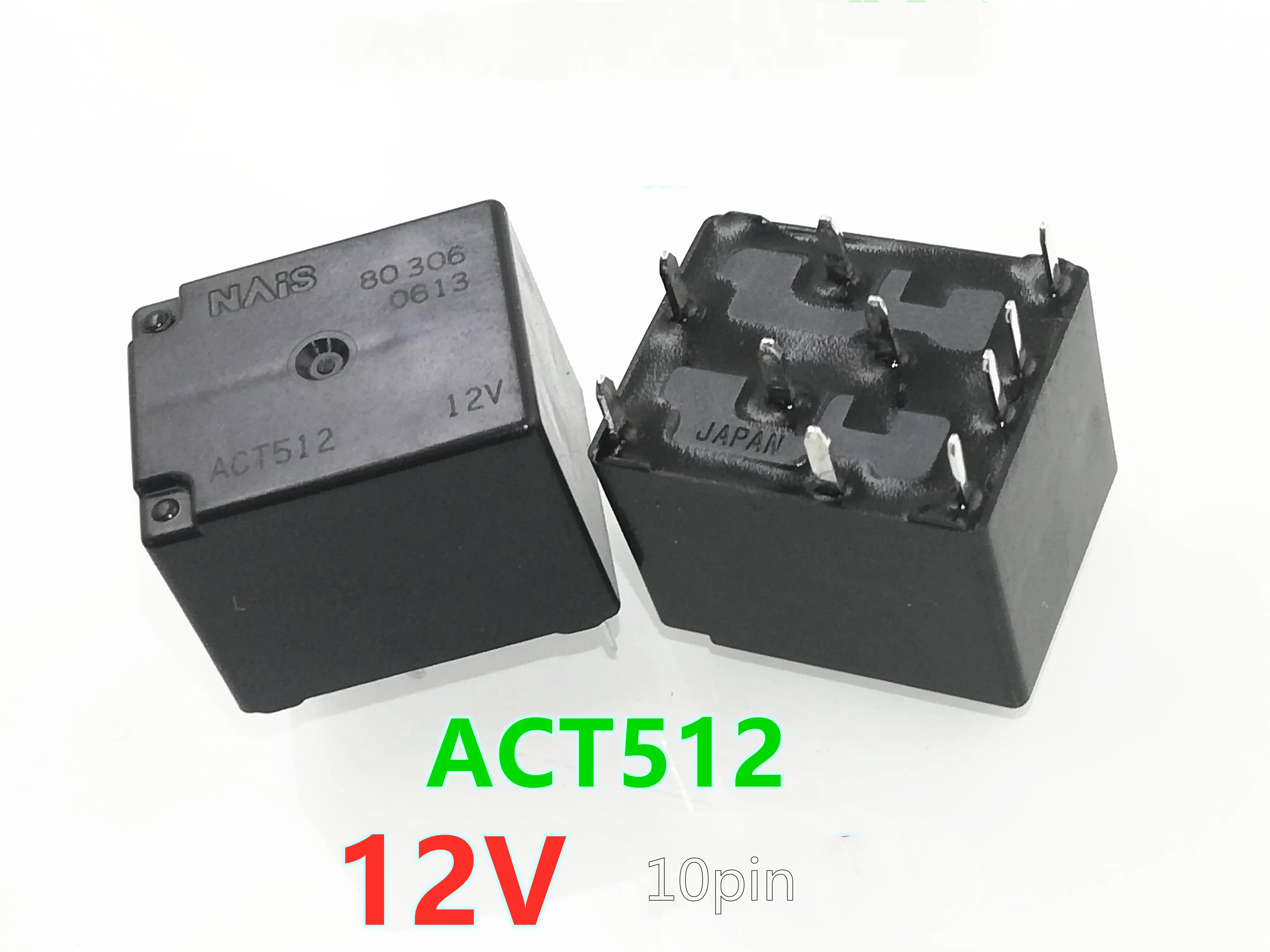 10pcs New Relay Act512-a06-12v Act512 A06 12v Dc12v 12vdc 20a 12v  J518 A6l Steering Lock Vulnerable Relay