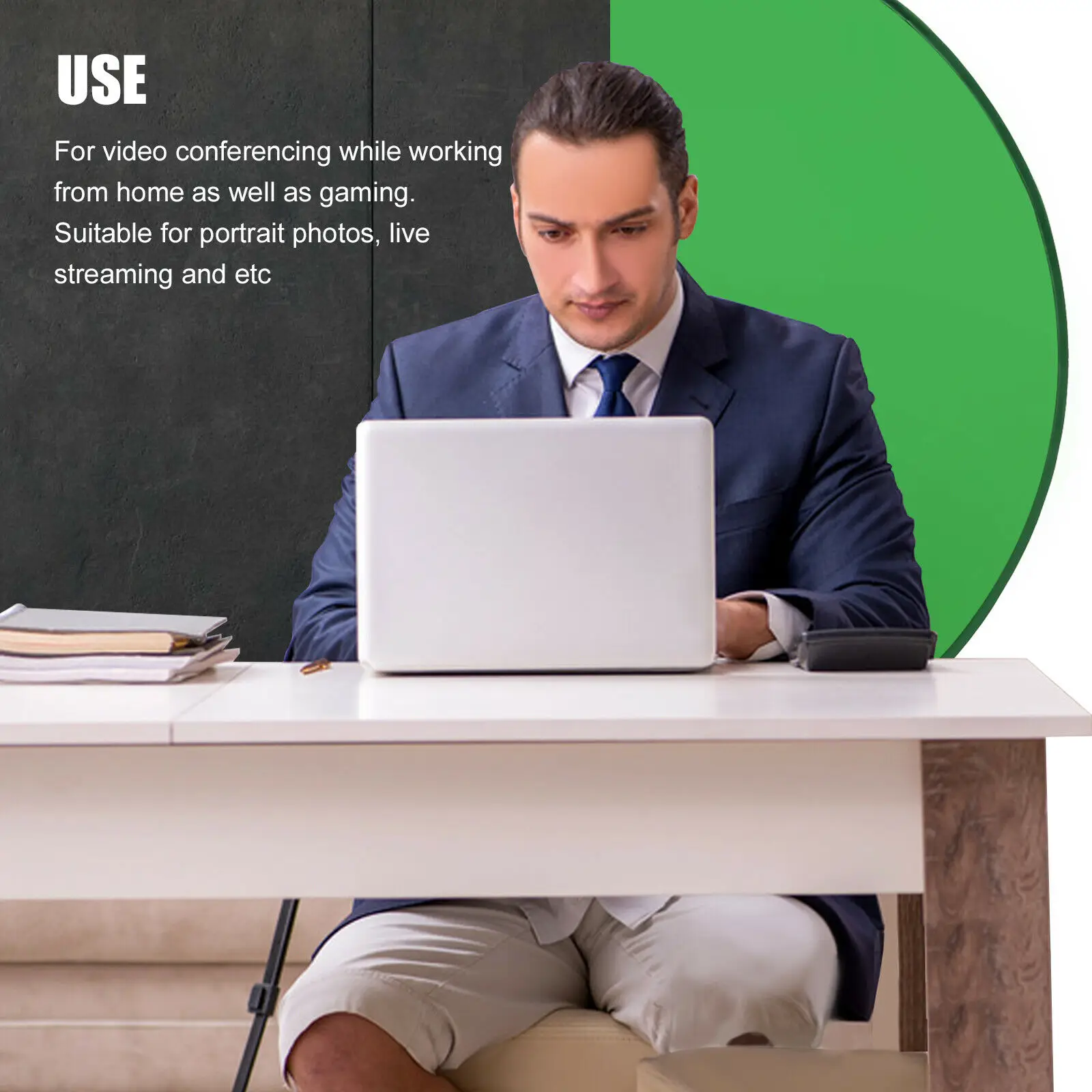 사진 비디오 스튜디오용 142 피트 CM 둥근 녹색 배경, 사진 배경 화면