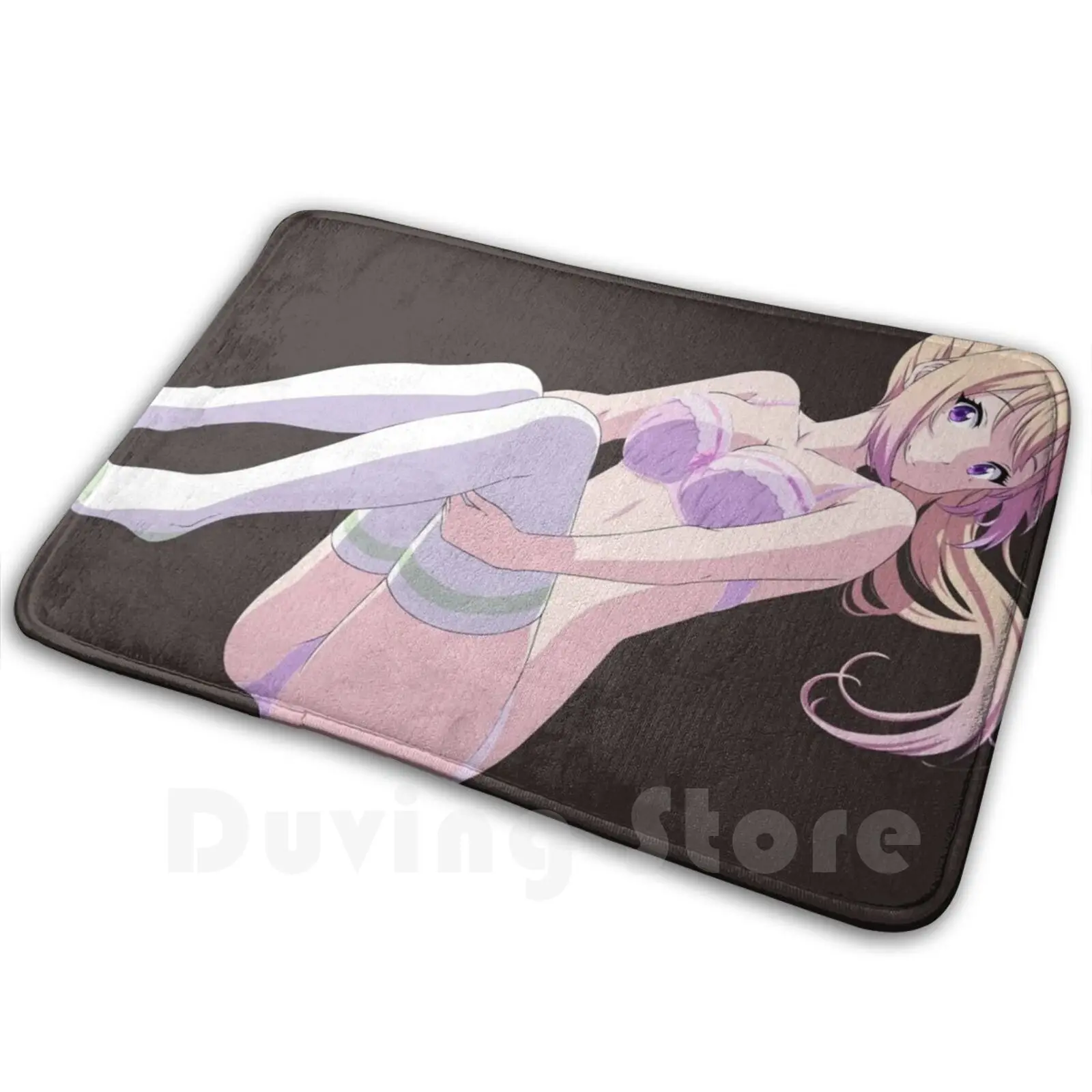 

Lewd Anime Girl-Ecchi / Hentai Babe # 13-Musaigen No Phantom World-Kawakami Mai Carpet Mat Rug Cushion Soft High