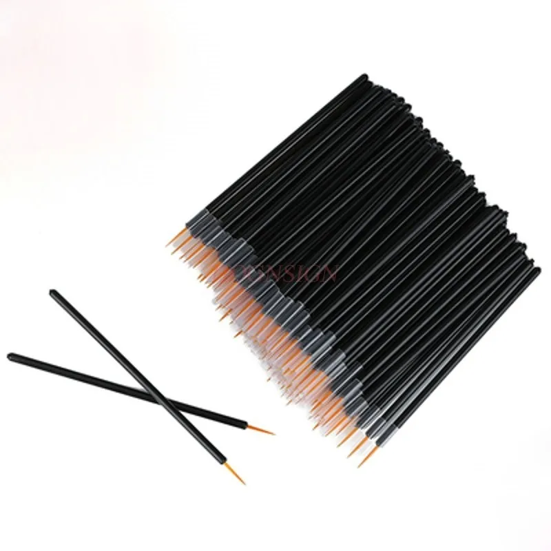 Disposable Eyeliner Brush Eyeliner Beginner Hard Eyeliner Disposable Makeup Brush Makeup Pen 50 Packs Sale