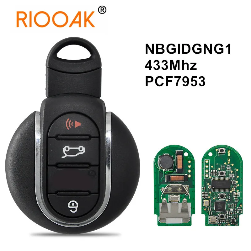 

Car Remote Control Key FCCID NBGIDGNG1 ID49 PCF7953 433MHz Keyless Go For BMW Mini Cooper Clubman F55 F56 2014-2018