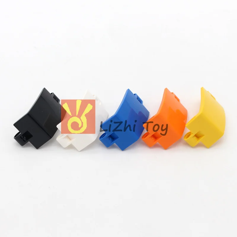 4pcs MOC Bricks Technology 24116 Panel Curved 3x5x3 Building Blocks Toys Parts Compatible with All Brands Car Tank Accessories