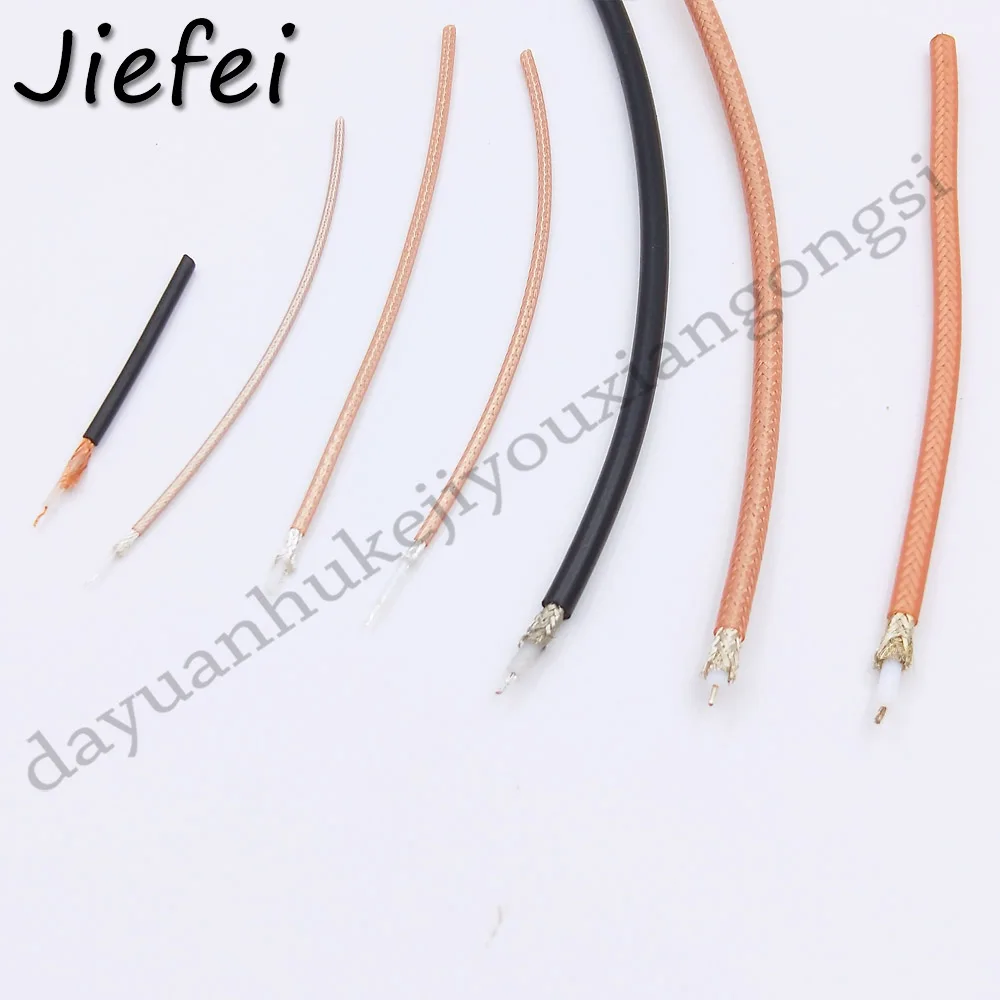 10-20M RG174 RG178 RG179 RG316 RG58 RG142 RG400 Coax Coaxial Cable Lead Low Loss RF Adapter Cord 50/75 OHM Extension Jumper New