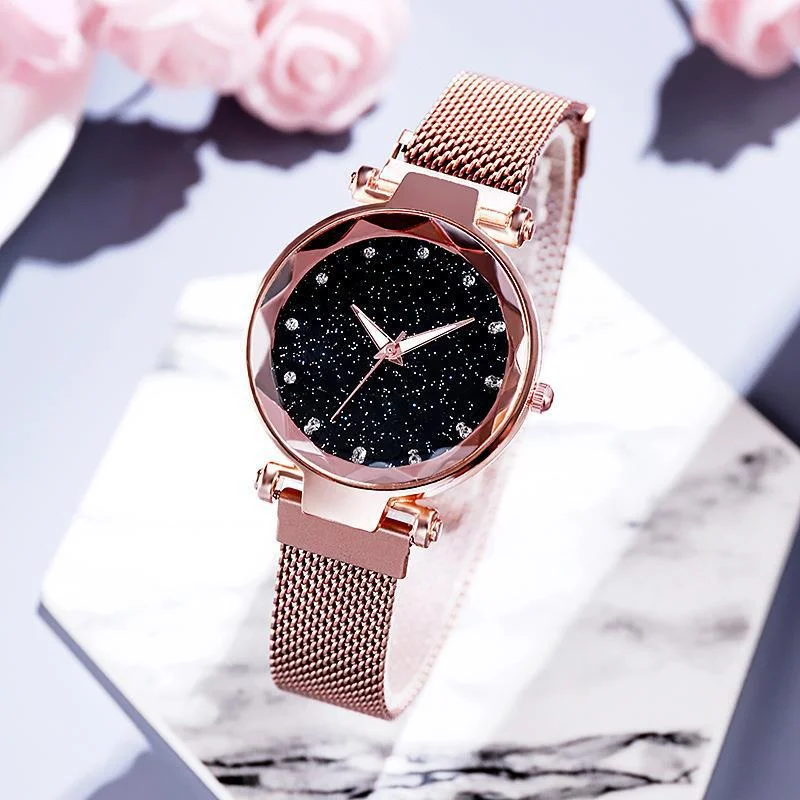 

Women Watches Ladies Watch Diamond Starry Sky Watch Fashion Quartz Watch Bracelet Montre Femme Reloj Mujer Relojes Para Mujer