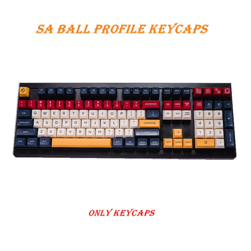 

1set SA Profile Compose Theme Personalized Ball Cap Retro Keycaps For Cherry MX Switch Mechanical Keyboard