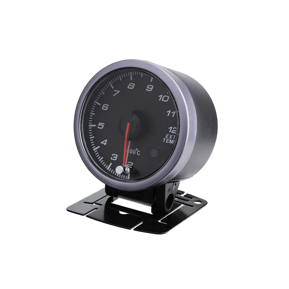 60MM Exhaust Gas temp gauge White/Amber light with peak function 200-1200C EGT Gauge Car meter