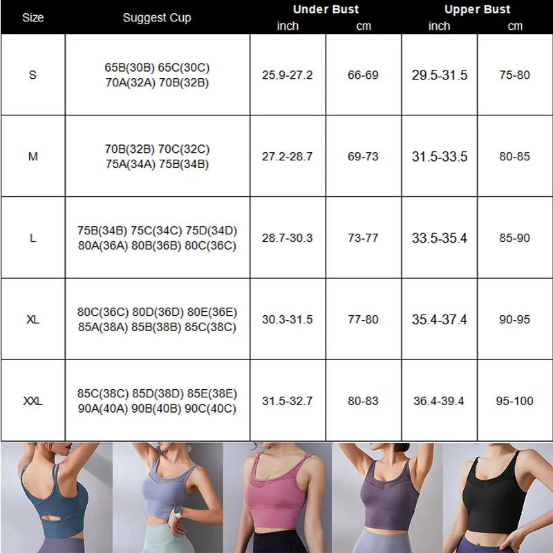 Aiithuug Longline Sports Bra Padded Workout Crop Yoga Bra Tops for Women Workout Workout Sports Yoga Bras Tank Tops Crop Top