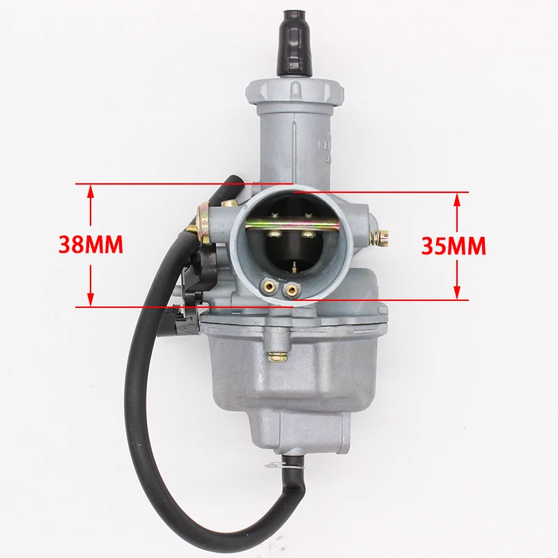 Carburador de motocicleta PZ27 27mm 125 150 bomba acelerador CG125 DT 200 150 250 ATV Cable de mano Choke Dirt Pitbike Enduro Motocross