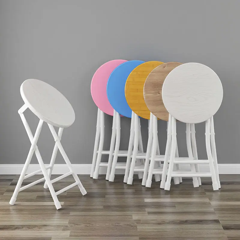 Collapsible Dining Room Chairs Home Furniture Chairs For Kitchen Modern Simplicity Nordic Kitchen Stool Student Portable Stool