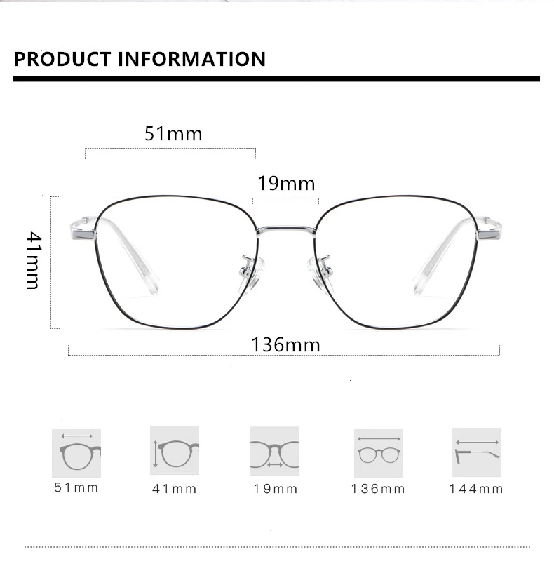 YIMARUILI Ultra-licht Mode Reinem Titan Brillen Rahmen männer Retro Runde Dekorative Optische Myopie Gläser Rahmen Frauen 9026JY – Detail 5