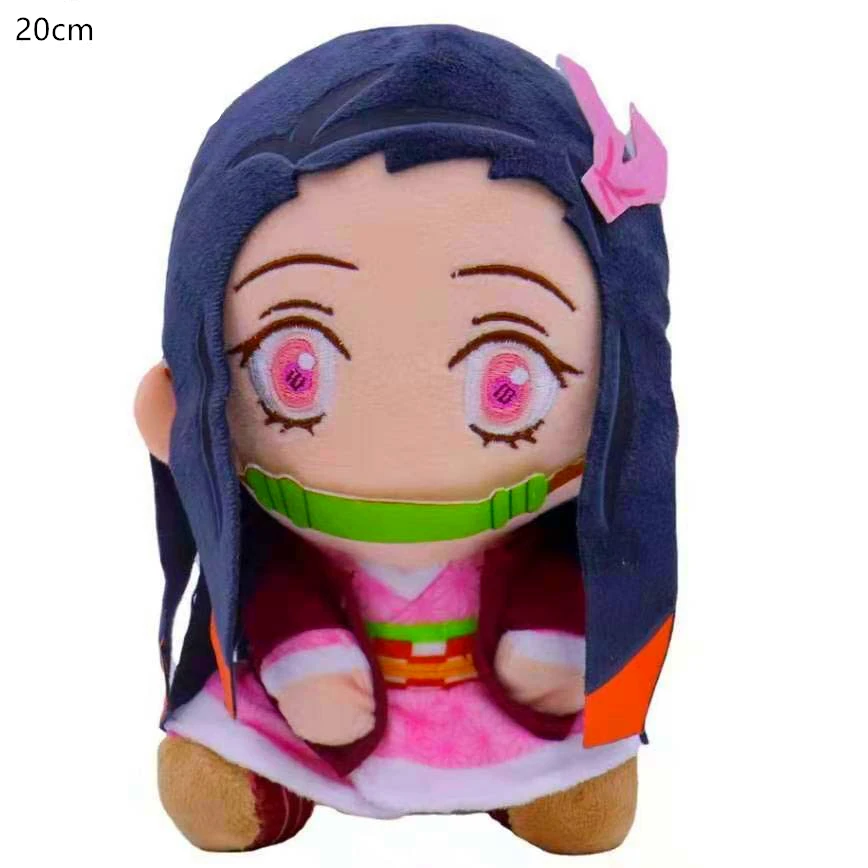 Original 20cm Dämon Slayer Klinge Plüsch Spielzeug Kimetsu Keine Yaiba Kamado Tanjirou Tomioka Giyuu Agatsuma Zenitsu Douma Sabito plüsch
