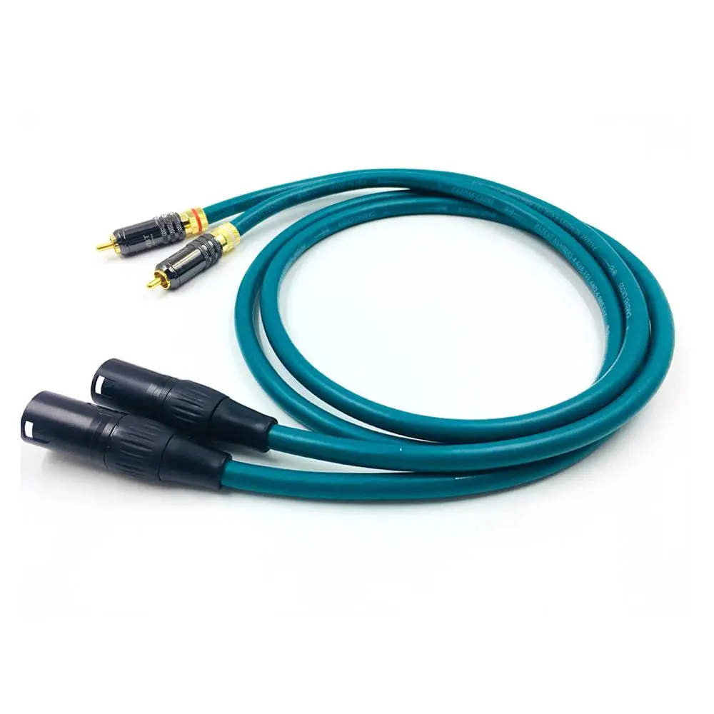 

HiFi Pair Audio Cable 2 RCA Male to 2 XLR Male Interconnect cable HIFI RCA to XLR MALE FEMALE Audio CABLE