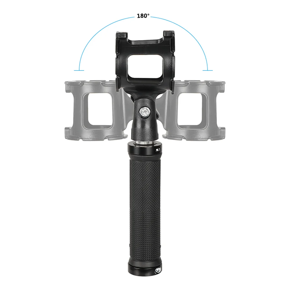 Supporto per staffa per microfono regolabile CAMVATE con impugnatura in gomma con filettatura maschio da 1/4 "femmina a 5/8" per supporto microfono