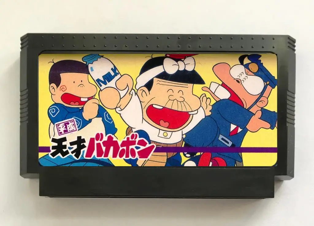 Genius Bakabon English Game Cartridge for NES/FC Console