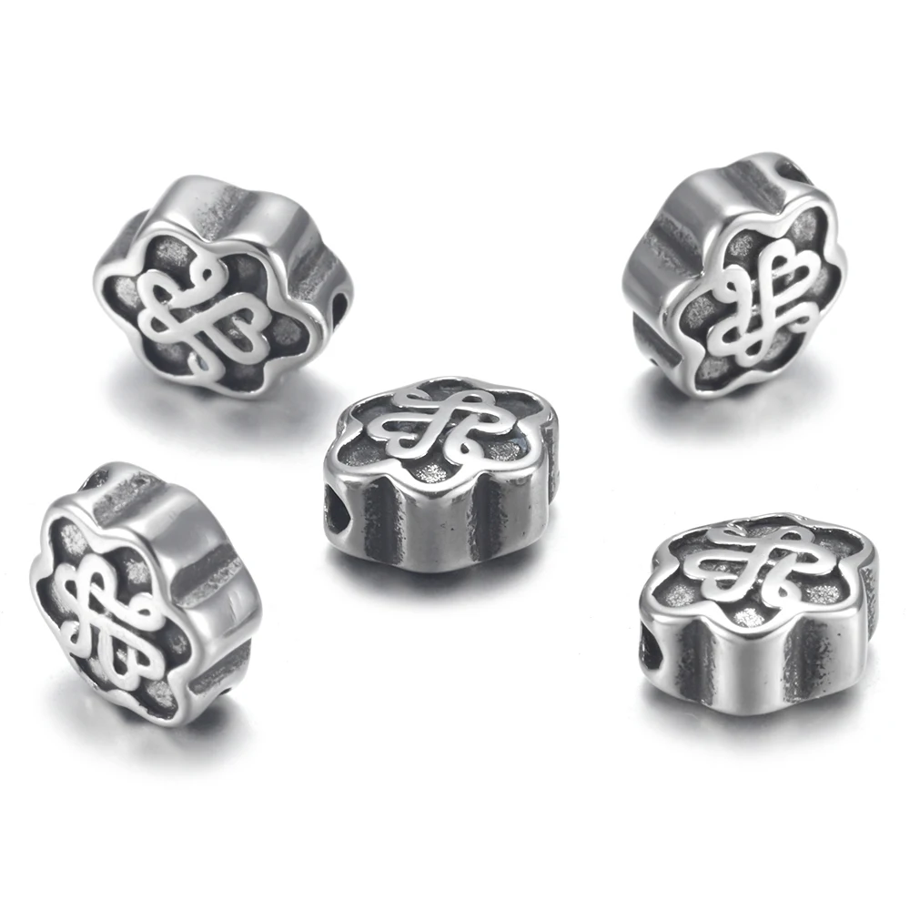 Stainless Steel 2mm Bead Spacer for Beaded Bracelet  Jewelry Making DIY Small Hole Spacer Charms Accessories Supplies