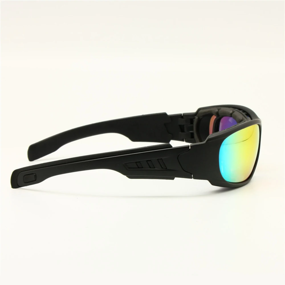 Polarized Outdoor Sunglasses Model C6 Sports Goggles Rx Insert 4 Lens Kit Men Combat War Game Tactical Glasses