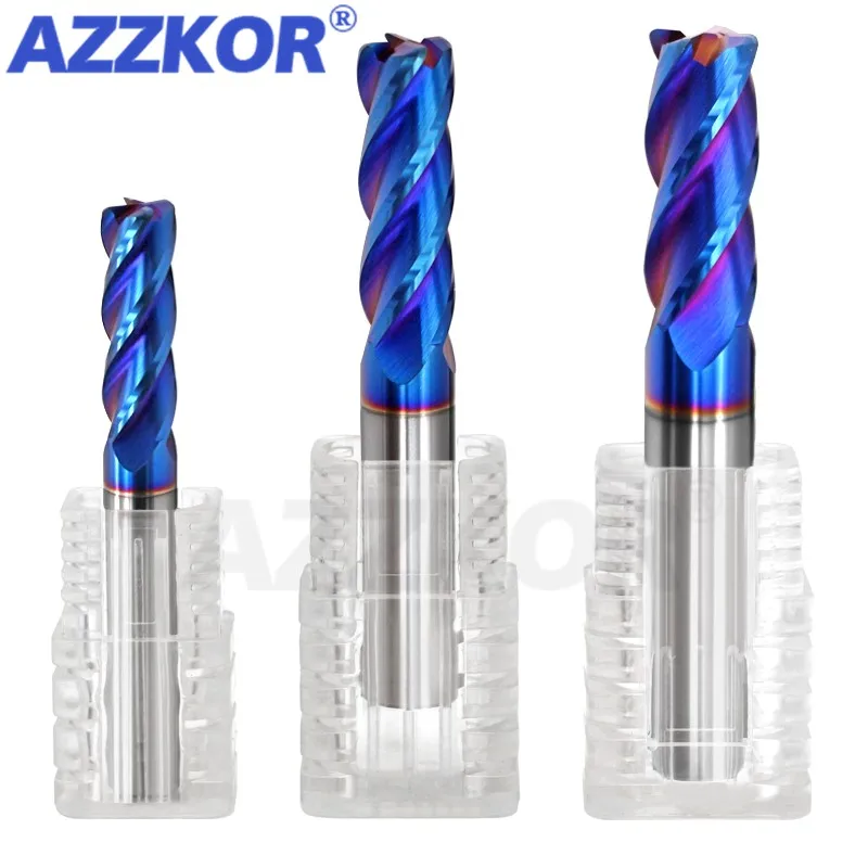 Fresadora de Revestimento de Liga Cnc Ferramenta de Aço de Tungstênio Desbaste de Canto Kit de Cortador de Fresagem Superior Hrc70