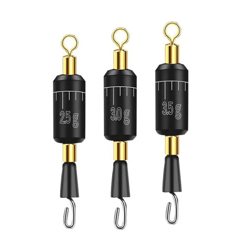 5 sztuk/partia skala połowów ołów Sinker szybkie wymienić akcesoria miękkie rdzeń środowiska powłoka Sinker Carp Fishing Pesca Tool