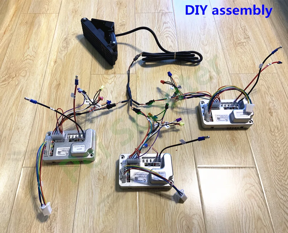 1 pedal throttle with 3 controllers working together ppct-01