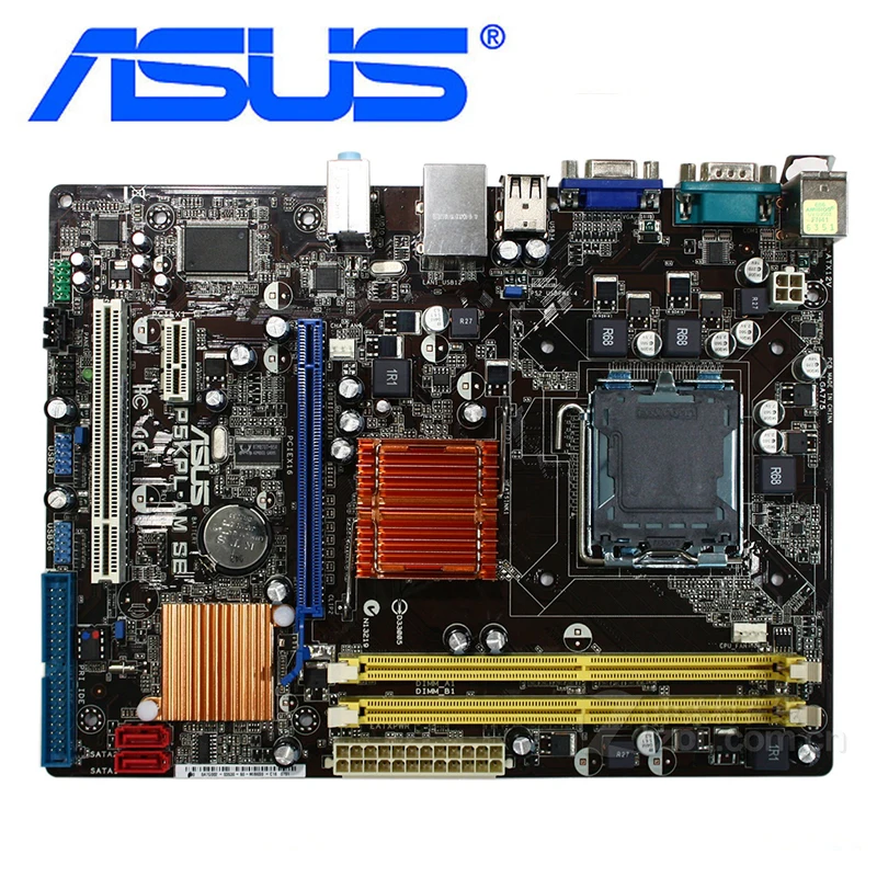 ASUS P5KPL-AM SE 마더보드, LGA 775, DDR2 4GB, 인텔 G31 P5KPL-AM SE 데스크탑 메인보드, SATA II PCI-E X16 중고 