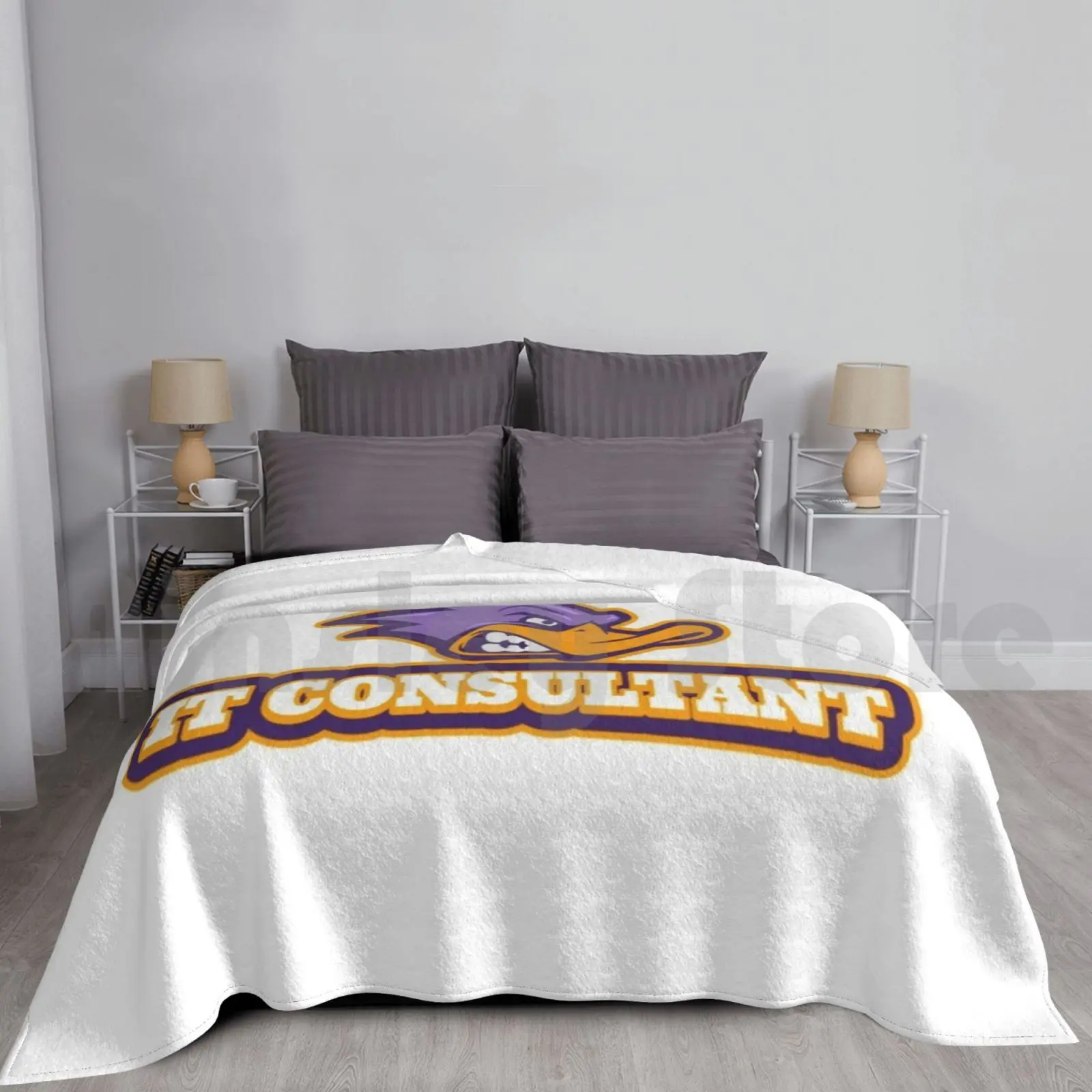 It Consultant : I Can Do It! Blanket Fashion Custom It Consultant Computer Sonultancy It Information Technology