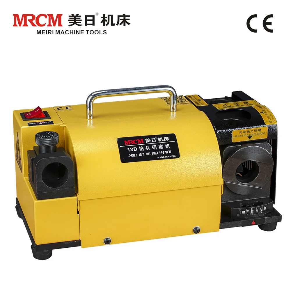 Drill Bit Grinder MR13D Portable Twist Drill Sharpener CBN For Drill Bits Grinding Range 3-13mm