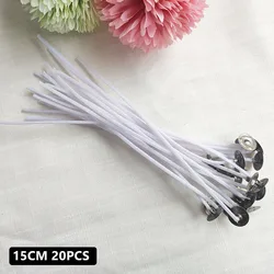 50PCS Diy Candle Wick Soy Candle Wick aromatherapy candle Glass Cup home-made materials, cable non-smoking Cotton Cord Lamp Wick