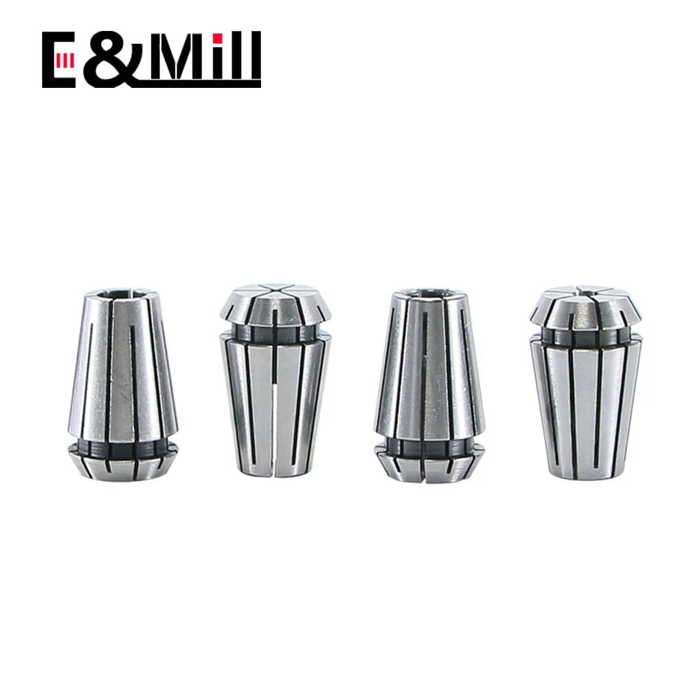 Bộ ER16 1-10MM 1/2Mm 1/4Mm 1/8Mm ER mùa Xuân Collet Chuck Độ Chính Xác 0.015 Collet Cho Khắc CNC Máy Tiện Cối Xay Công Cụ Đai Ốc