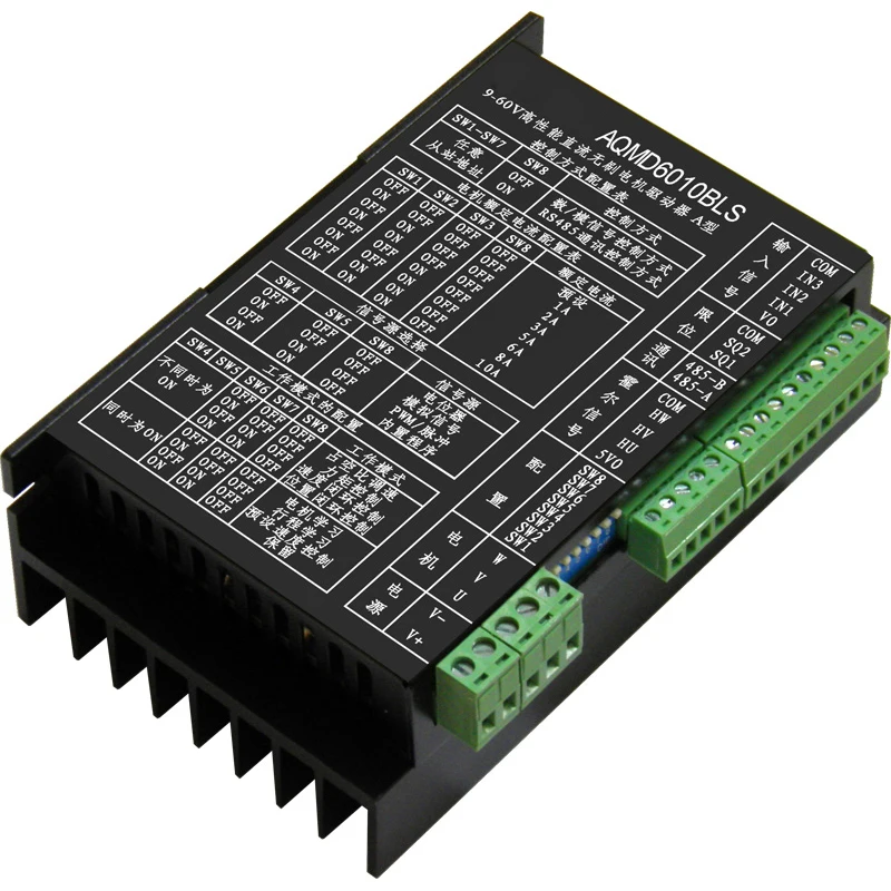 

420W 12V 24V 36V 48V 10A DC induction BLDCM Brushless motor controller driver 485 isolated PWM / position closed loop