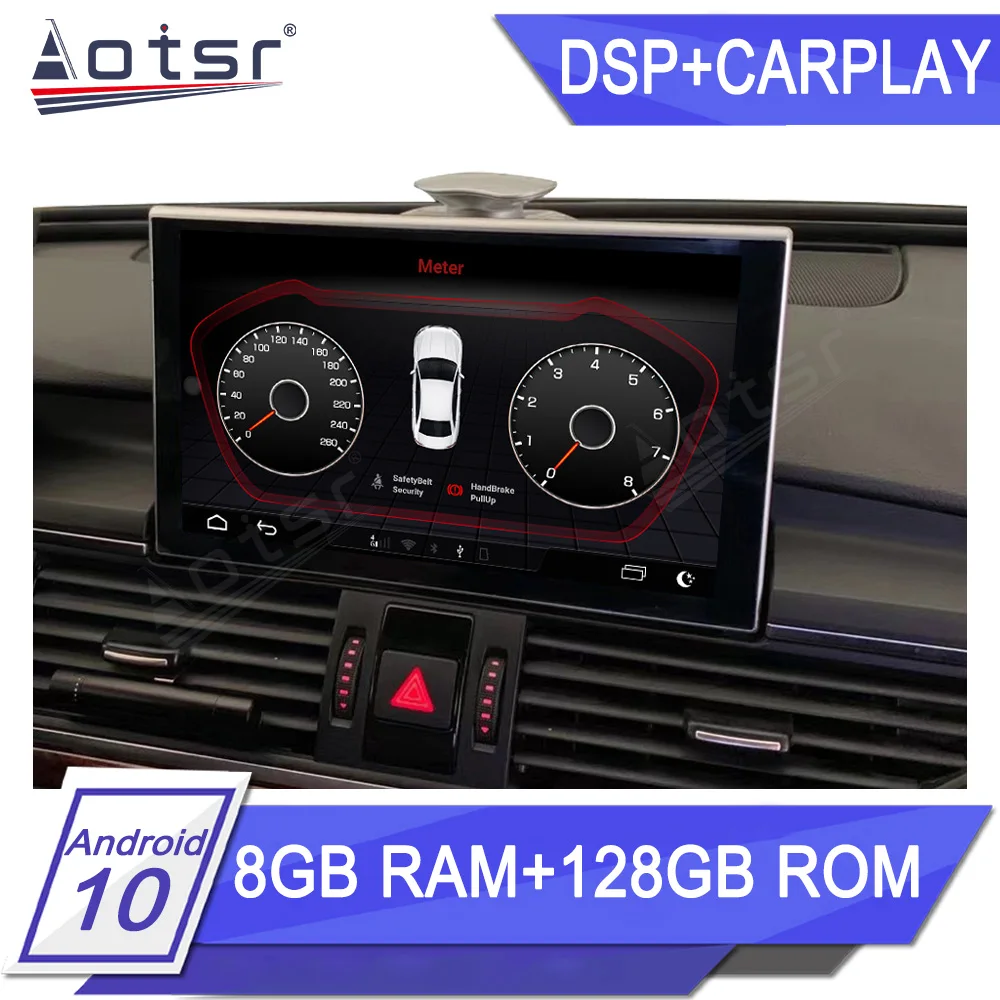 For Audi A6 C7 A7 2012 – 2018 Android Auto Car Radio Central Multimidia Video Player Navi Carplay Wireless No 2 Din AutoRadio