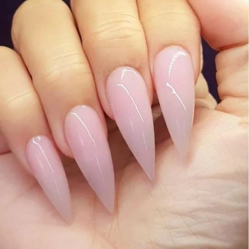 Proszek akrylowy przezroczysty różowy biały rzeźba kryształ polimeru 3D tipsy budynku Manicure proszek akrylowy puder do paznokci Nail Art 1PC