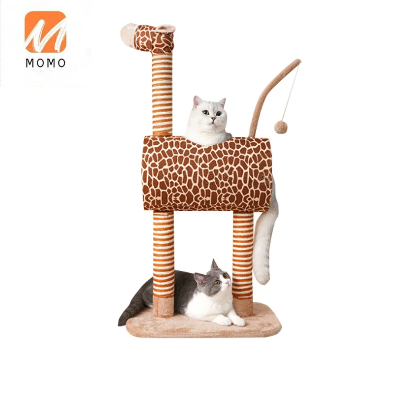 Wholesale New Sisal Mini Cute Giraffe Shape Cat Tree