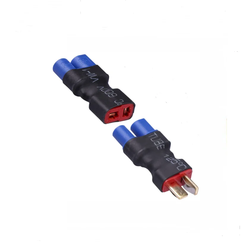 2 Pcs EC3 Male Female to XT60 Deans Mini Tamiya XT30 Tamiya MPX Male Female Connector Plug Adapter for RC Model Battery ESC