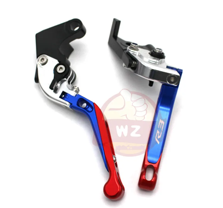 LOGO YZF-R3 For YAMAHA YZF R3 YZFR3 YZF-R3 2015-2016 Motorcycle Accessories CNN Folding Extendable Brake Clutch Levers