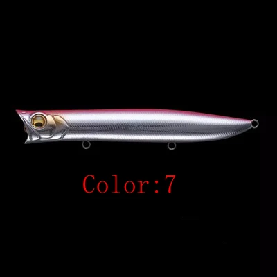 Ooi Guibo 70/85/105/115Mm Oppervlak Drijvende Popper Vissen Lokken 7/9.5/13.5/18G Topwater Kunstmatige Wobbler Voor Bass Harde Aas