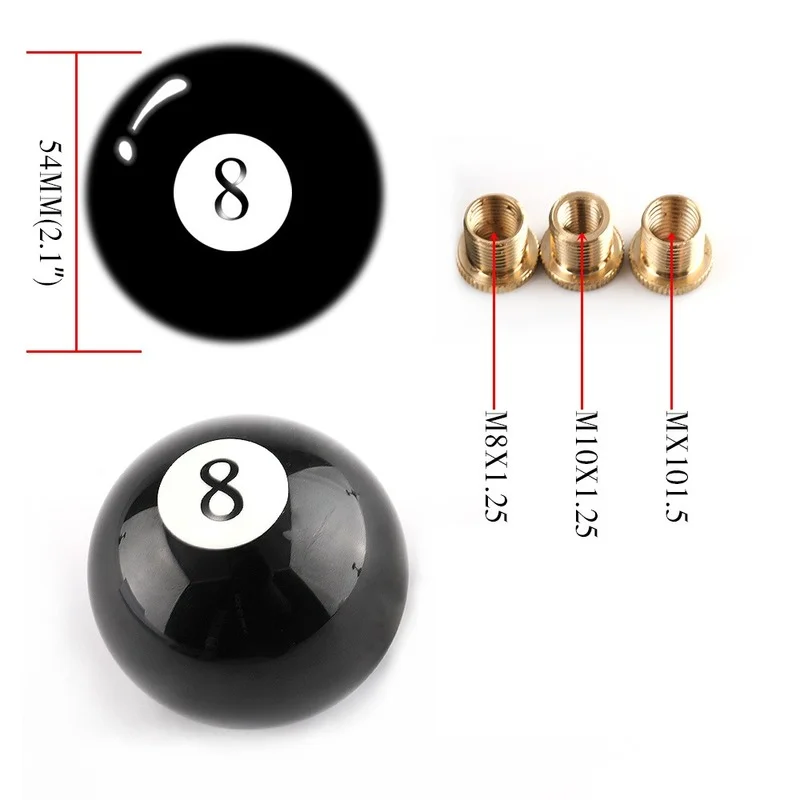 Aluminum Alloy Car Gear Shift Knob Shifter Lever 10-speed Manual Transmission Shifter Lever Knob Cover with Screws Accessories