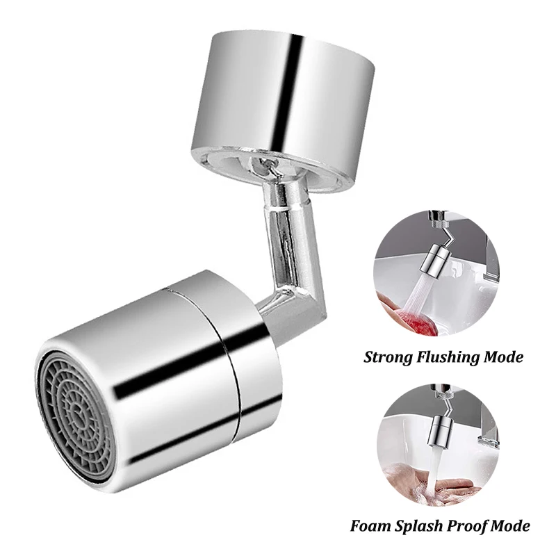 720°Rotatable Universal Faucet Bathroom Water-Tap Anti-splash Sprayer Head Wash Aerator Filter Water Saving Tap for Kitchen