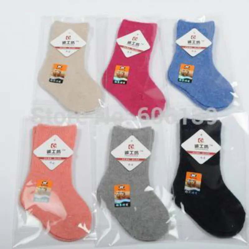 

3-5 years old boys girls woolen socks baby kids warm socks children winter keep warm sock 10pairs/lot