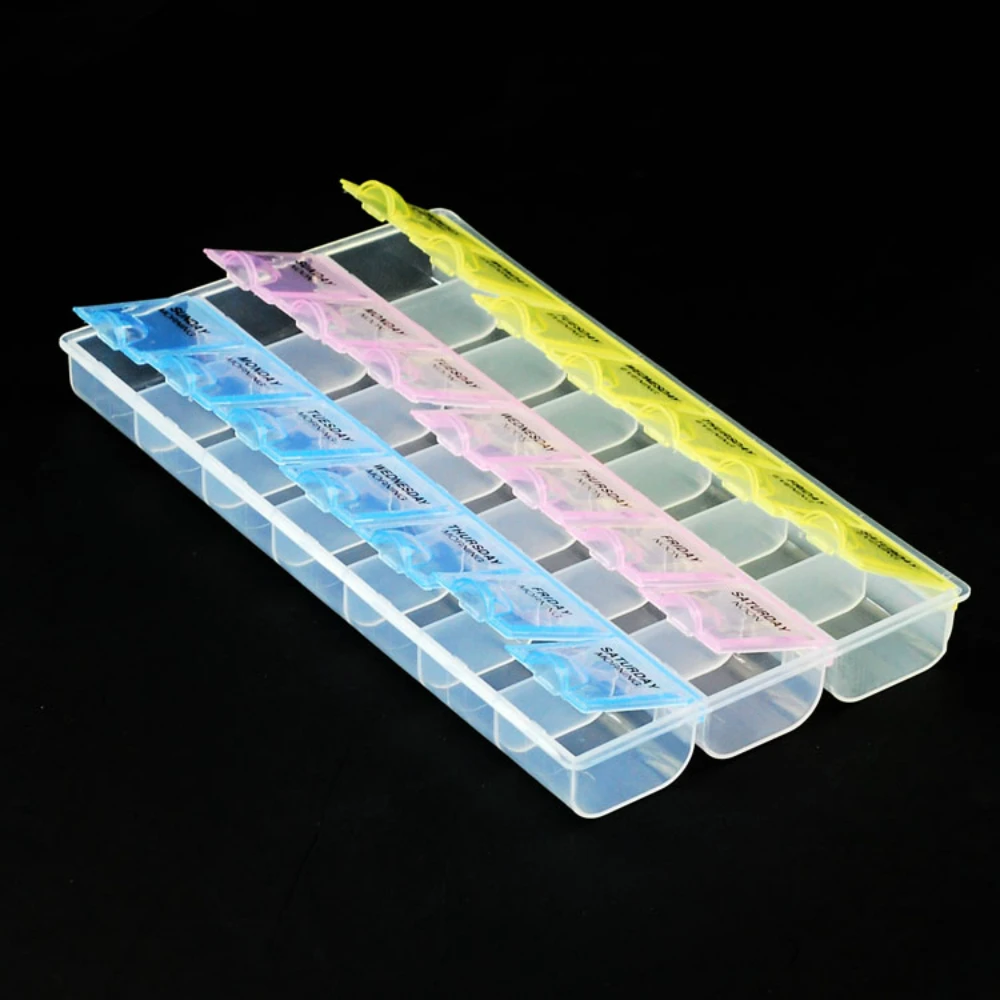 Electronic Patch Component Box IC Chip Tail Plug Storage Box Mobile Phone Maintenance Parts Turnover Box 21 Grids