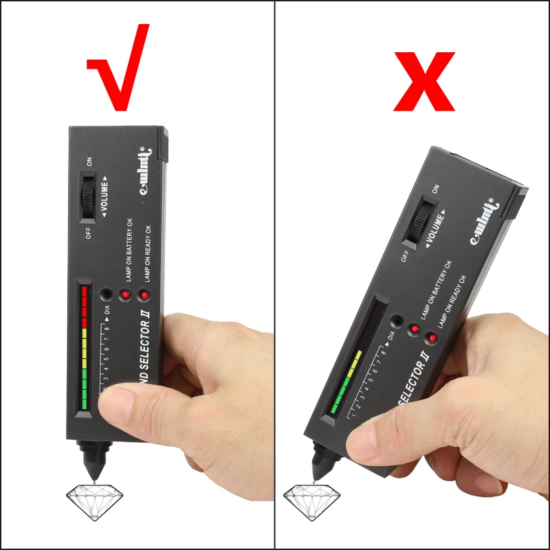 Imagem -05 - Ferramenta de Caneta para Teste de Jóias Dispositivo Profissional de Alta Precisão com Led Seletor de Joias sem Bateria