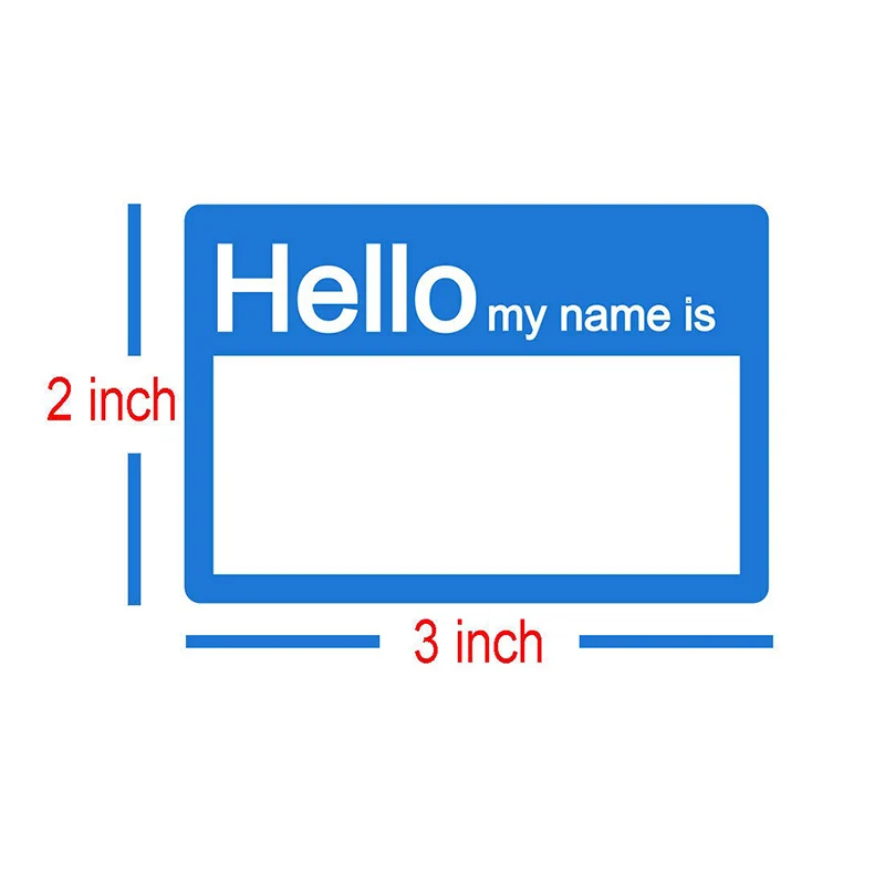 200pcs Hello My Name Name Label Stationery Sticker Office Supplies Are Very Suitable For Children Schools