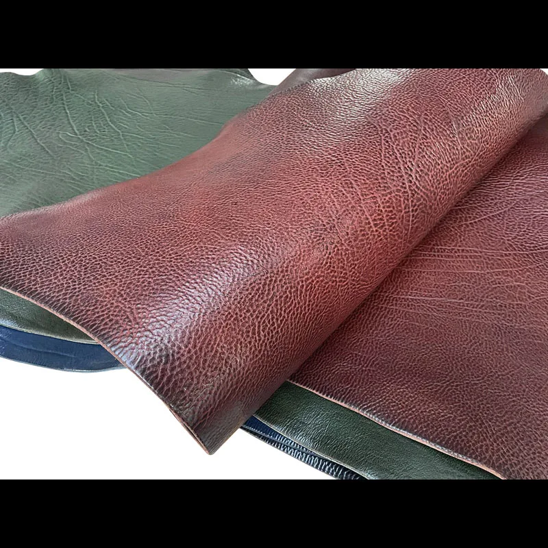 4/5mm Thick Vegetable Tanned Bison Cowhide Genuine Full grain Leather Craft Sheath/Belt Material