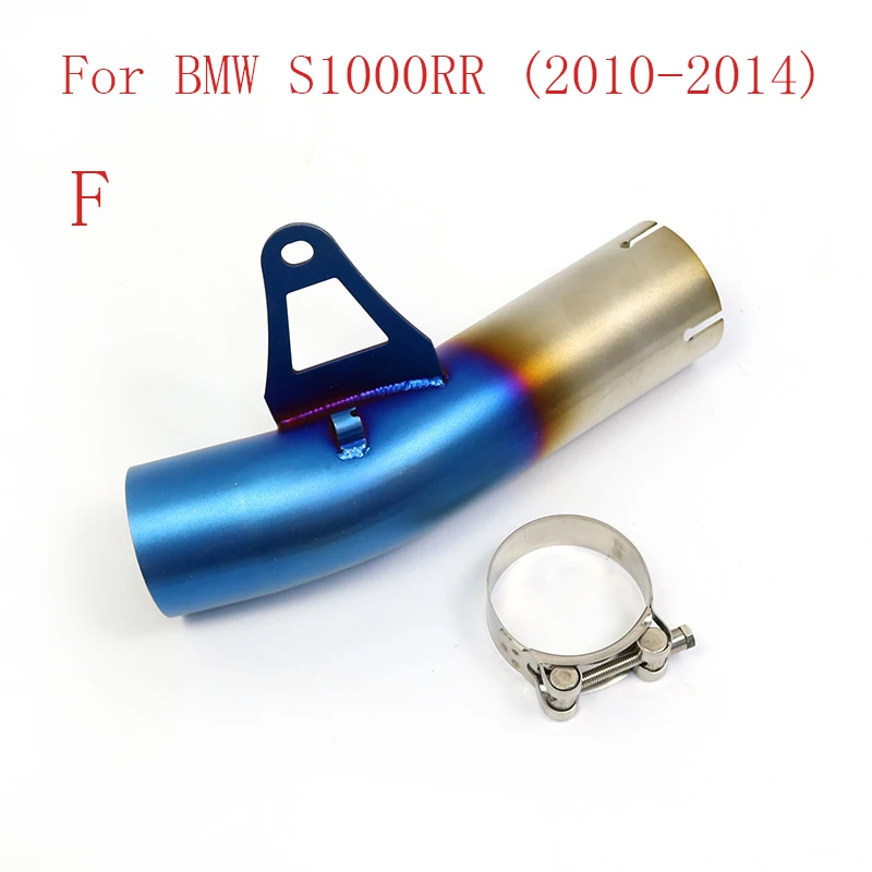 Middle Link Pipe For BMW S1000RR 2010 2011 2012 2013 2014 Slip-on Motorcycle Exhaust