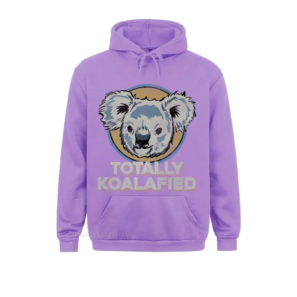 Hoodies Clothes Totally Koalafied Shirt - Koala Bear - Punny Tshirts Harajuku Long Sleeve Men Sweatshirts Anime Faddish