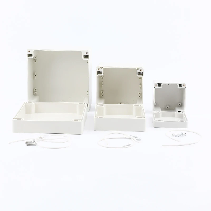 Electrical Junction Box DIY Outdoor Electric Box Project Box ABS Waterproof Plastic Shell Monitoring Power Box Plastic Case image 4