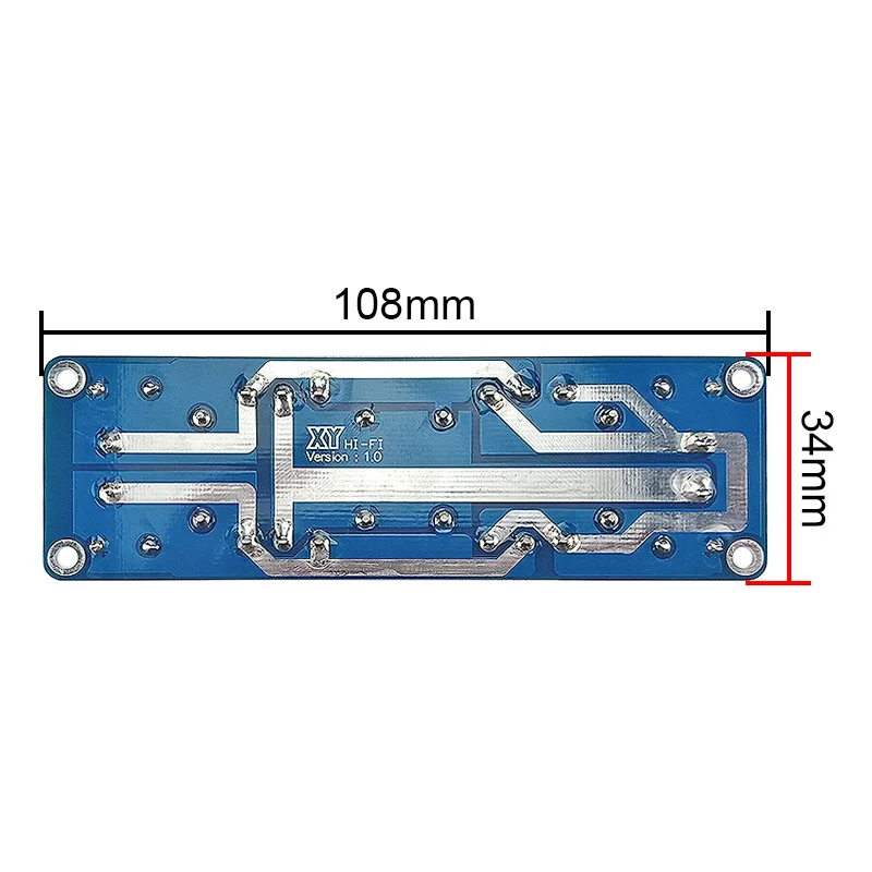 GHXAMP-40A 증폭기 전원 공급 장치 정류기 필터 보드, 쇼트키 MBR40200PT HIFI 고전류 브리지 스택 AC 200V