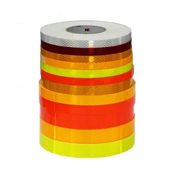 1.5CM Diamond Grade Reflective Vinyl Tape Car PET Self-Adhesive Truck Retrofit Reflect Tape For motorbike